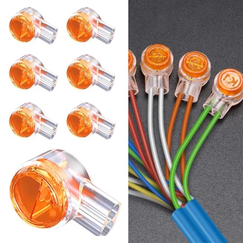 100 Stück K1 Gel-Crimps Telefonkabelverbinder, Gel-Drahtverbinder, wasserdichter Drahtspleißverbinder, Gel-gefüllte Verbinder-Crimps, für Netzwerk-Daten-Telefon-Draht-Verbindungen 100 Stück K1 Gel-Crimps Telefonkabelverbinder, Gel-Drahtverbinder, wasserdichter Drahtspleißverbinder, Gel-gefüllte Verbinder-Crimps, für Netzwerk-Daten-Telefon-Draht-Verbindungen