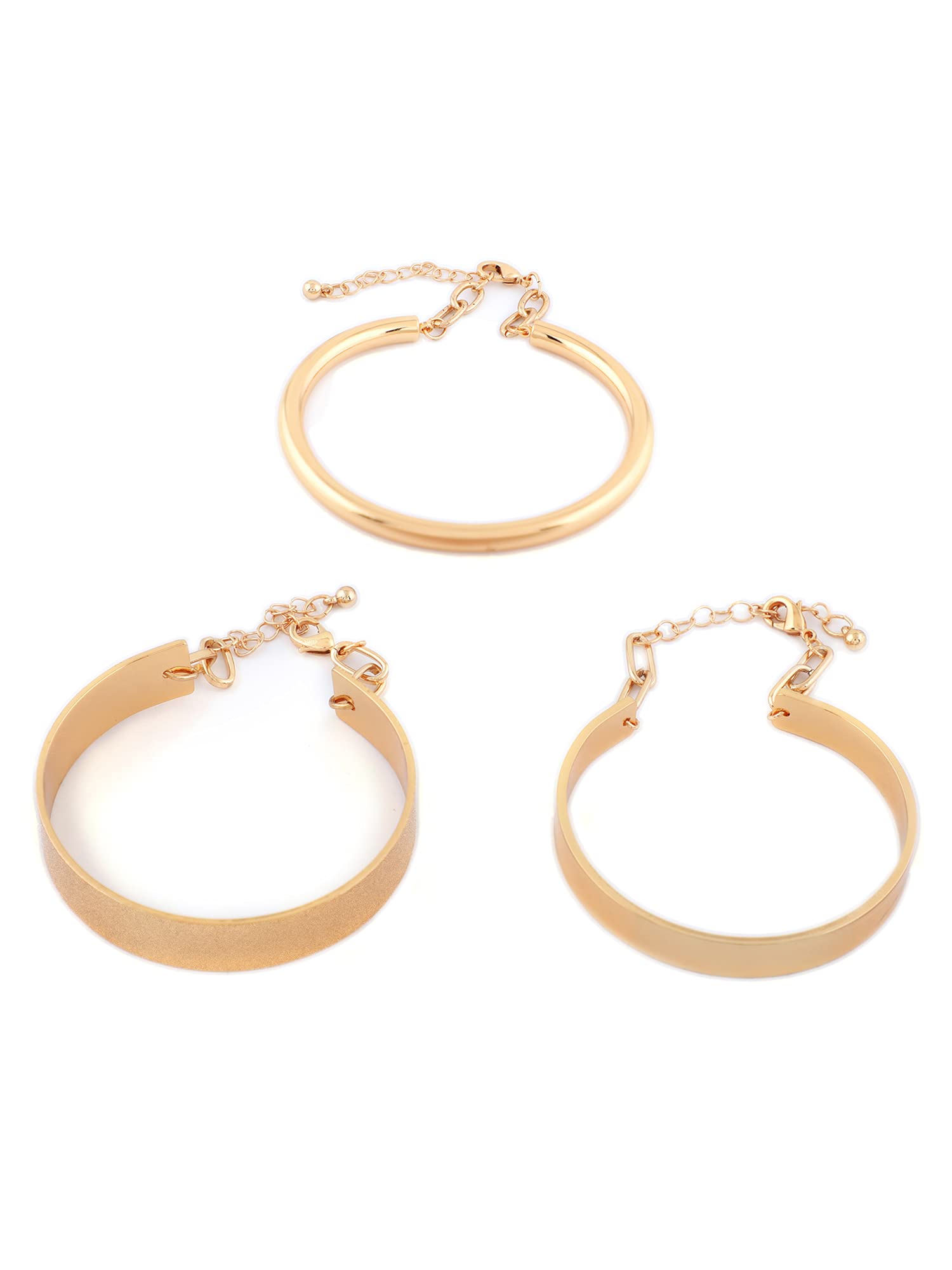 See full amazon price history chart for ZAVERI PEARLS Gold Tone Set Of 3 Classy Adjustable Bracelets For Women-ZPFK14927 ZAVERI PEARLS Gold Tone Set Of 3 Classy Adjustable Bracelets For Women-ZPFK14927 (B0BG8LHYDB) Amazon Price History, Amazon Price Tracker