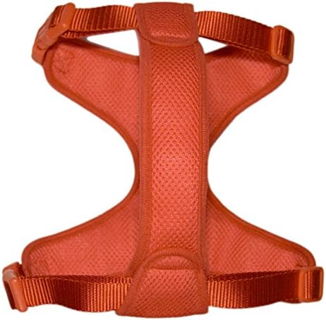 HOTDOG USB Rechargeable LED Dog Harness. Soft Mesh Harness No Pull Lighted Safety Harness. Increased Visibility & Safety Over LED Dog Collar. (Blue, Medium)