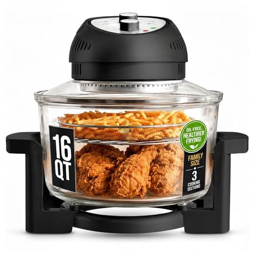 Non-Toxic 16 Qt Glass Air Fryer