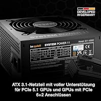 be quiet! System Power 11 450W PC Netzteil, 80 Plus® Bronze Effizienz – Ansicht 2