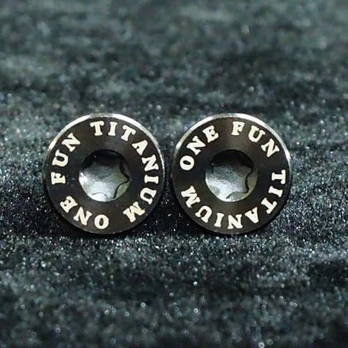 ヘルメットバイザー, バイクヘルメットサンバイザー改造用チタン合金ネジ Shoei ヘルメットベースプレートピンネジアクセサリー(Black)