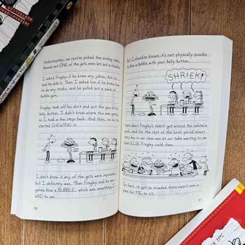 Hunnee A Library of a Wimpy Kid 1-18 Boxed Set, Complete Full Collection Series, Children's Book Boxed Set