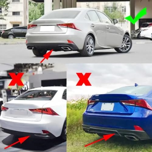 Difusor parachoques trasero de 81,5cm con alerón divisor y cubierta spoiler para M3 E46 5