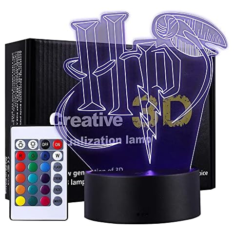 QQAAMZ Anime 3d Harry Potter Lampe Neben Dem Bett Cool World Of Warcraft Geburtstagsgeschenk Leuchtende Kreative Heimbeleuchtung Usb-nachtlicht Cover