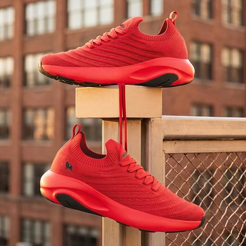Image of Neeman's Begin Walk Glide Sneakers for Men | Breathable Knit Upper, Cushioned EVA Sole | Lightweight Walking Shoes for Everyday Comfort