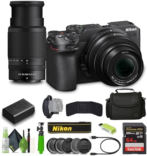 Nikon Z30 Mirrorless Camera with 16-50mm and 50-250mm Lenses + So...