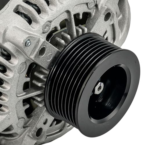 Image of PHILTOP Alternator Compatible With 2008-2010 F250 /F350 /F450 /F550 Super Duty 6.4L(Dual Alt System; 200) 11290N 12V 200Amp CW 8-Groove Pulley | Replacement OE 11290, 7C3T10300EE, 7C3TEE, 7C3Z10346EA
