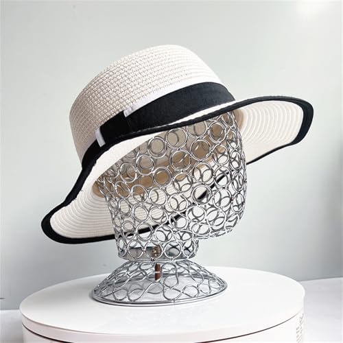 Support casque de moto et porte chapeau métallique pour vitrine - 3