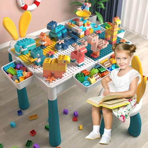 طاولة مكعبات تعليمية متعددة الوظائف للاطفال من وينسويا 502 ق...