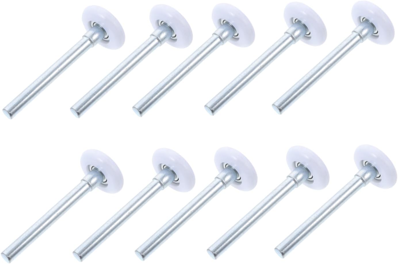 Vaguelly 10Pcs Nylon Garage Door Rollers Heavy Duty Guide Wheels Premium Sealed Bearings for Quiet Operation for Replacement on Garage Doors