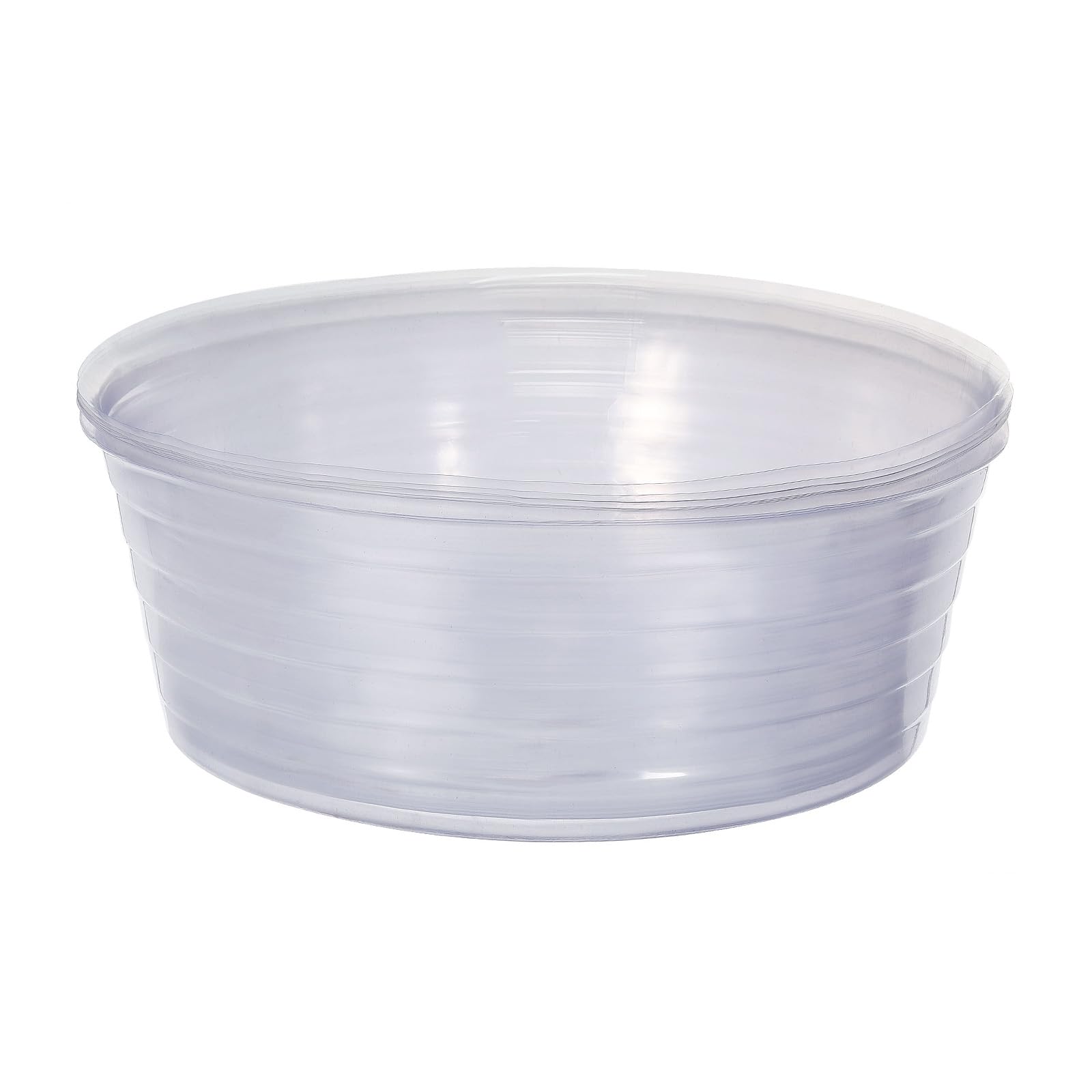 Blumentopf-Untersetzer, rund, tief, für Innen- und Außenbereich, Garten, Topfpflanzen, transparent, Kunststoff, 35,6 cm, 10 Stück