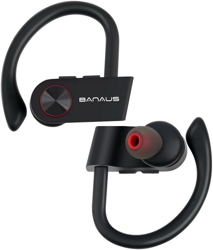 BANAUS D2B Bluetooth Sport Headphones Black
