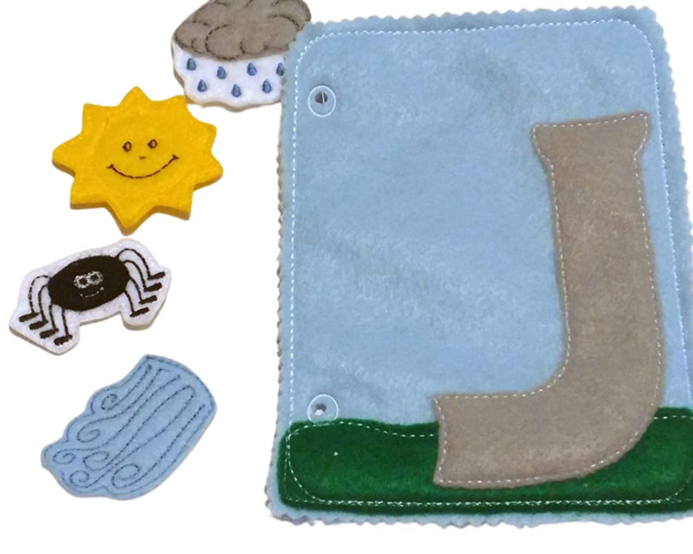 Itsy bitsy spider quiet book page - QB125