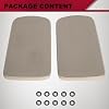 HECASA Replacement Rear Speaker Grille Covers Compatible with 2002-2006 Toyota Camry Pair For Left and Right Side Beige Replacement for T1A-04007-521AA-E0