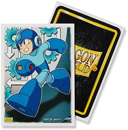 Dragon Shield Classic Art Megaman Juego De Fundas Para Tarjetas De 100 Unidades Juguetes Y Juegos Amazon Com