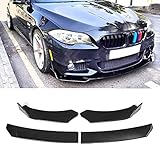 🚗【Hochwertige Materialien】Hergestellt aus hochwertigem ABS / Kohlefasermaterial. Diese vordere Stoßfängerlippe dient dem Stoßschutz und der Stoßdämpfung. Die Festigkeit und Flexibilität sind höher, das Gewicht ist leicht und erhöht die Belastung des Autos nicht. Verschleißfestigkeit, gute Hitzebeständigkeit, keine Angst vor hohen Außentemperaturen.