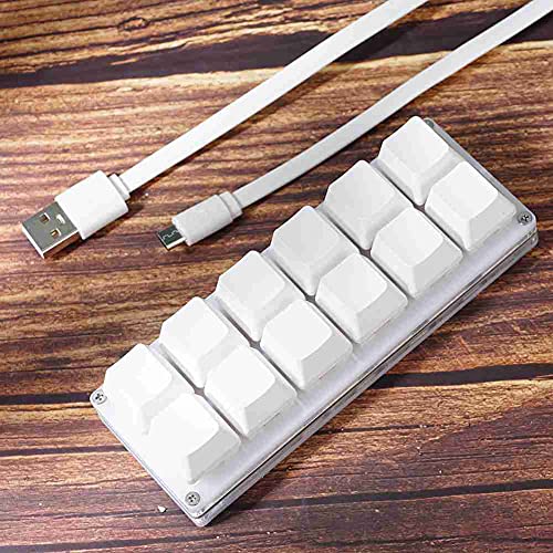 メカニカルキーボード 12キー 片手キーボードミニキーボードプログラマブルキーボード片手マクロ可能 ワンキーパスワード 小型キーボード ショートカットキー DIYキーボード usb キーボード