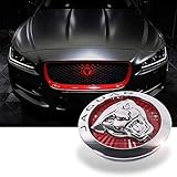 quattro emblem beleuchtet  85mm LED beleuchtet Frontgrill Growler Emblem Badge Styling Neu für Jaguar XFL XEL XE F-PACE