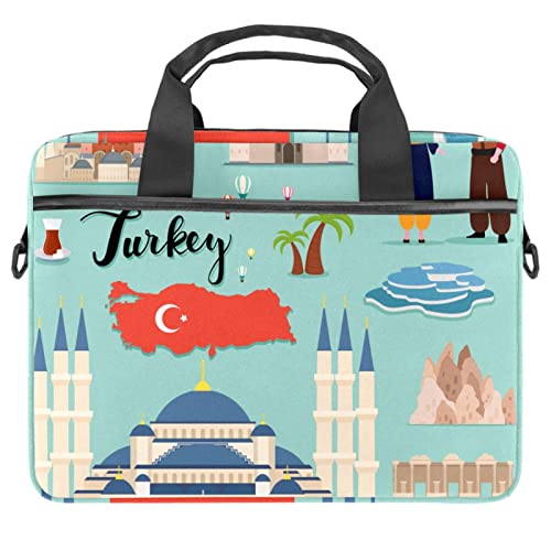 Sac ordinateur portable 13 pouces Halloween pour aller en cours ou au bureau