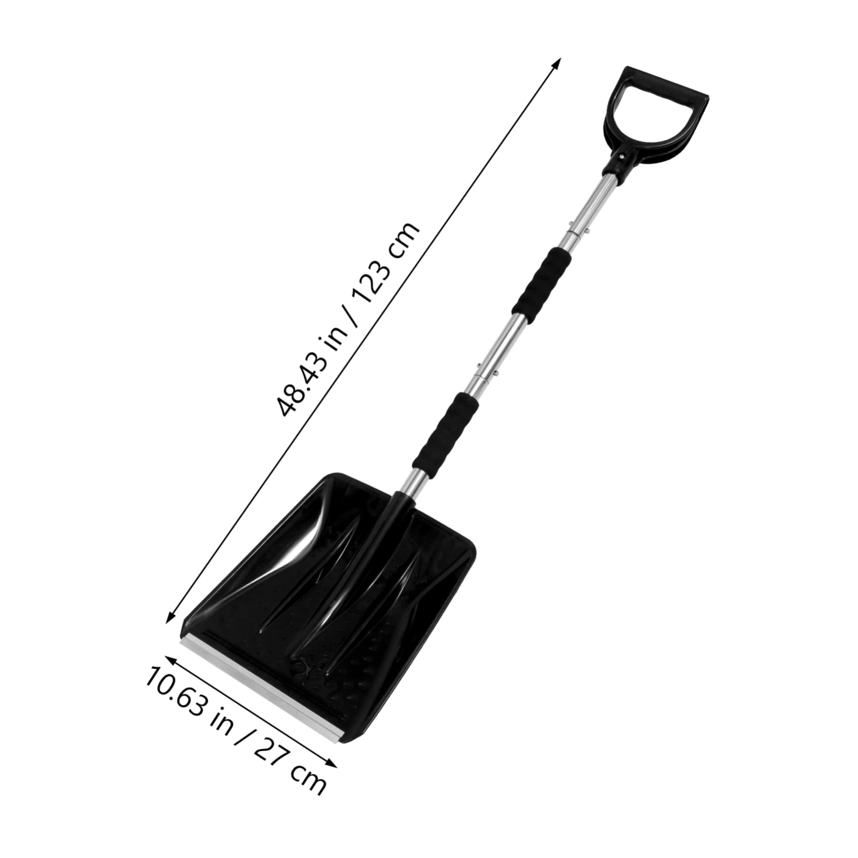 1set Rimozione Neve Attrezzo Multiuso Con Spatola e Raschietto Per Ghiaccio Design Telescopico e Manico Antiscivolo Per Auto Inverno