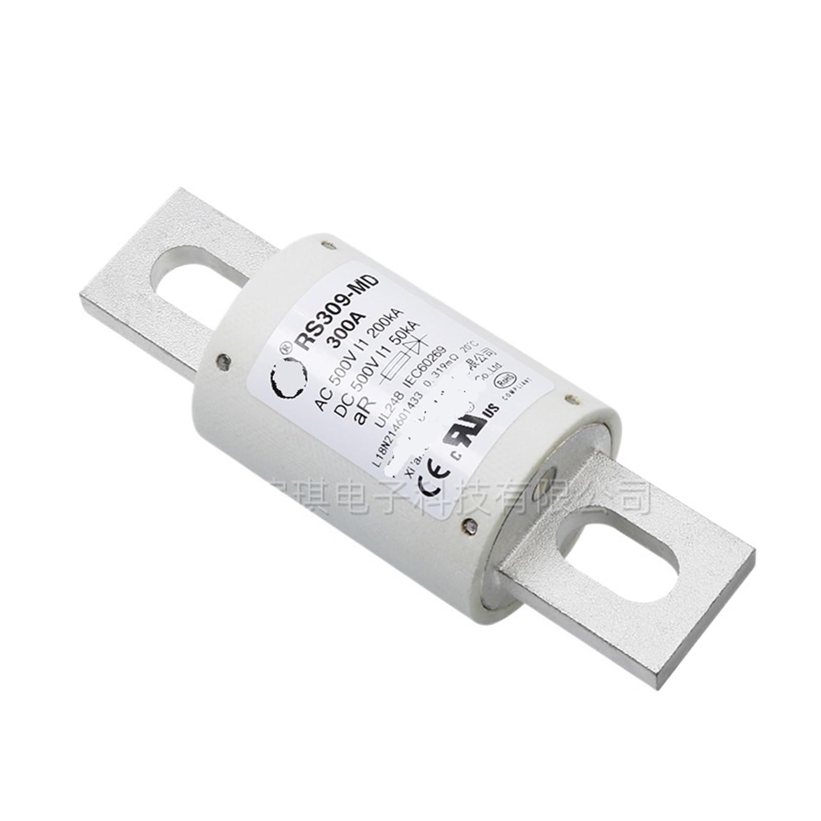 Fusible rapide RS309-MD 300A 500V pour protection de batterie automobile