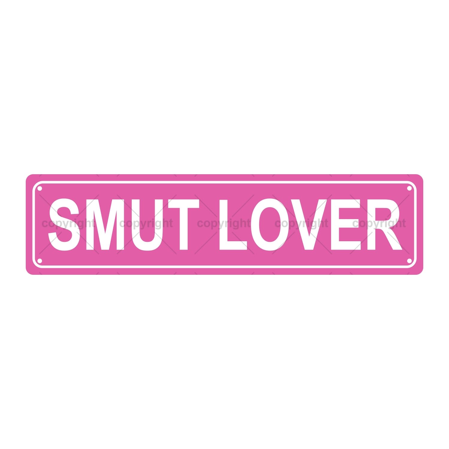 SMUT Lover Bookshelf Metal Tin Street Sign Bar Cafe Garage Cave Home Room Wall Bathroom Farmhouse Garden Porch Patio Decor,4x16 Inch