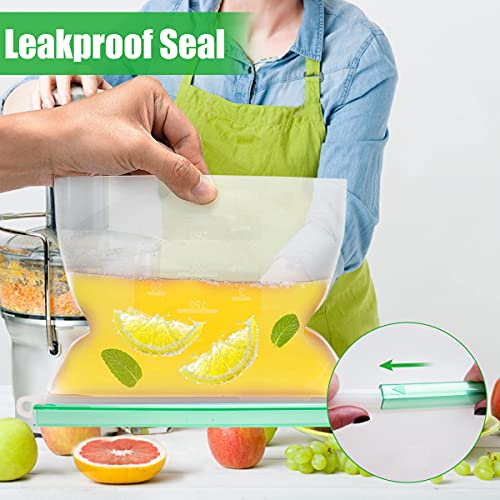 image for 【Upgrade】Cadrim Reusable Extra Thick Silicone Food Storage Bags - 