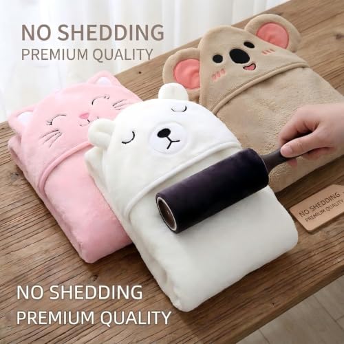 Image of Hooded Baby Towel - 3 Pack Premium Soft Bath Towel for Baby, Newborn,Infant - Ultra Absorbent,Natural Baby Stuff Towel, Soft Coral Velvet Coral Fleece Bath Towel for Boys and Girls