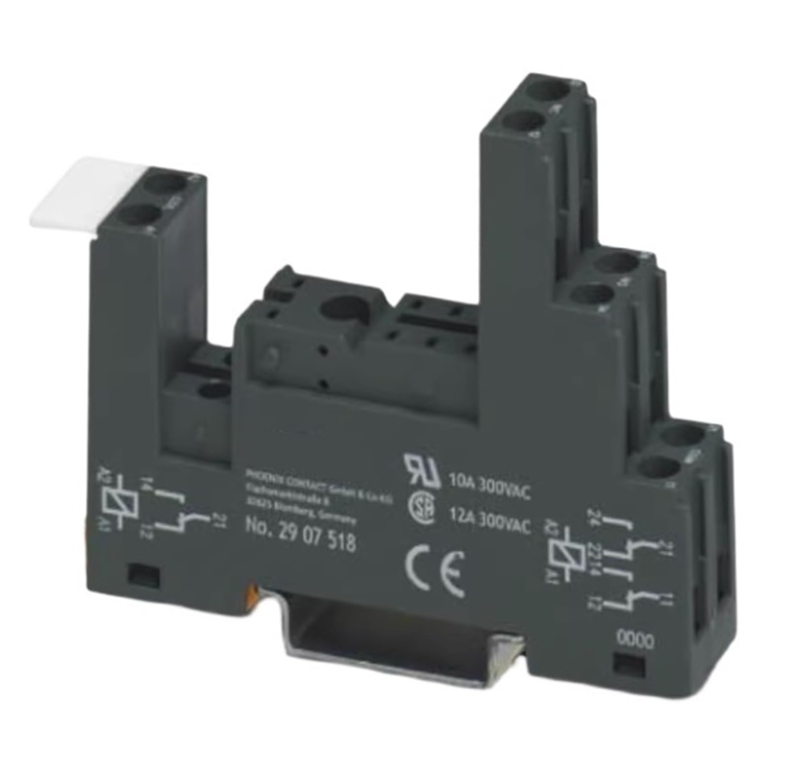 Embase de relais ECOR-1-BSC3/2X21 2907518 support de connexion pour automatisme