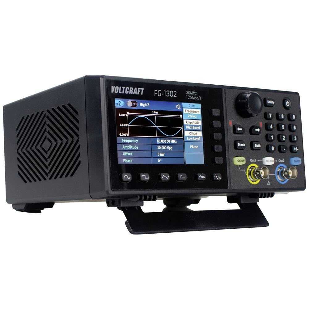 VOLTCRAFT FG-1302 Funktionsgenerator netzbetrieben 1 µHz - 30 MHz 2-Kanal Arbiträr