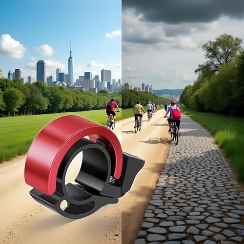 Red Mountain Bike Universal Adult for Bicycle Invisible Horn Riding Equipment Accessories,for Bicycle Bell Super Loud Sports and Outdoors
