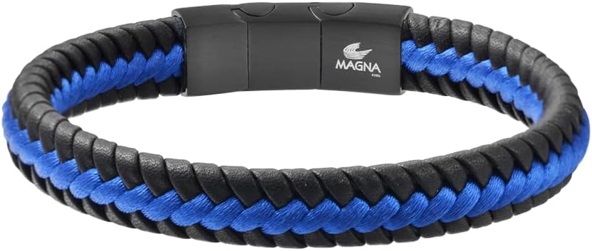 Men's Braided Genuine Leather Cord Bracelet