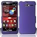 Lavender Purple Protective Protex Hard Snap-On Rubberized Cover Case + Atom LED Keychain Flashlight for Motorola Luge 4G LTE (Verizon)