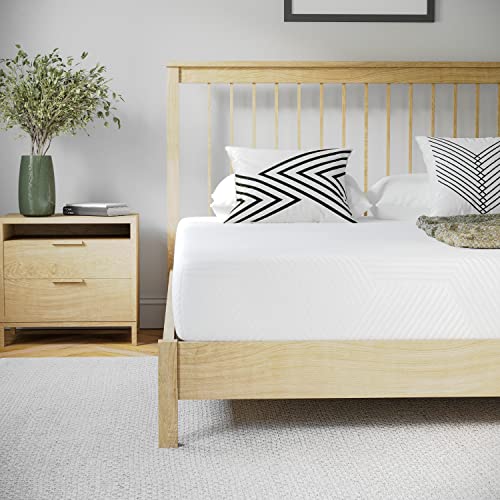 Flash Furniture Jasmine 8 Inch Green Tea Memory Foam Mattress - Charcoal Infused - Supportive Pressure Relief - Certipur-Us Certified Foam - Full Mattress In A Box #TOP28