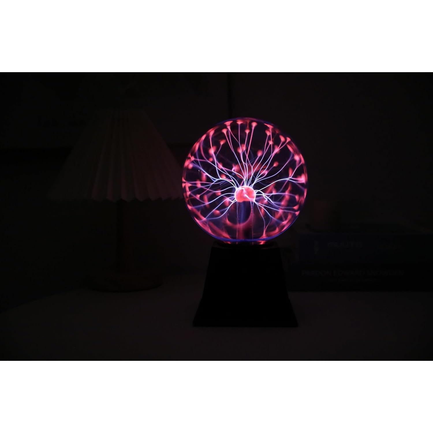 I-TOTAL® - Lampada al Plasma Magica Lampada Plasma Sensibile al Tocco e al Suono Luce Novità Luci Notturne per Decorazione/Bambini/Camera da Letto (6")