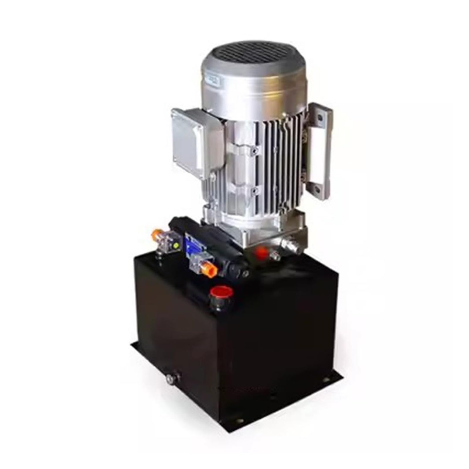 220 V 380 V Zweiwege-Hydraulikaggregat, Kraftmaschine, Miniatur-Hydraulikpumpstation mit kleinem Ölzylinder, Hebebühne (blau/schwarz)