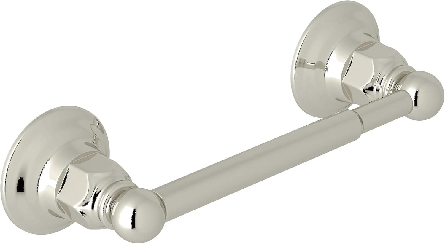 ROHL ROT18PN Wall Mount Single Spring Loaded Toilet Paper Holder
