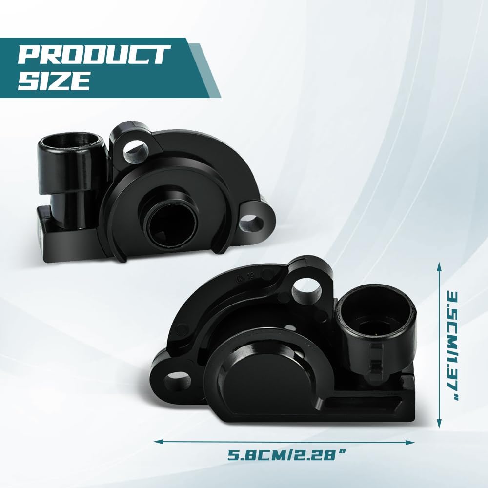 Throttle Position Sensor TPS Replacement 17106681 17087653 for Chevy C1500 C2500 C3500 Pickup 4.3L 5.0L 5.7L 7.4L 1988-1995 for Camaro 3.4L 5.0L Throttle Body Sensor Gas Engine Accessories