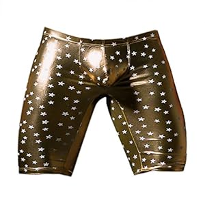 Baoblaze Heren Boxershorts Trunks Ondergoed Body Underpants Glanzende Broek Slips