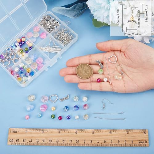 Coffret perles d'ange gardien pour fabriquer 20 paires de boucles d'oreilles à offrir à Noël - 4