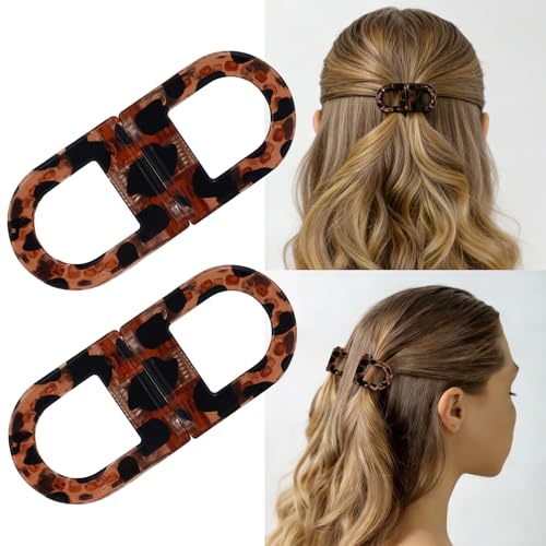 Pinzas magnéticas para cabello 2 en 1 diseño sin costuras miniatura 1