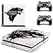 FENGLING Game of Thrones Winter Sta arrivando Presto, Adesivi Skin PS4 per Console Sony Playstation 4 e 2 Controller