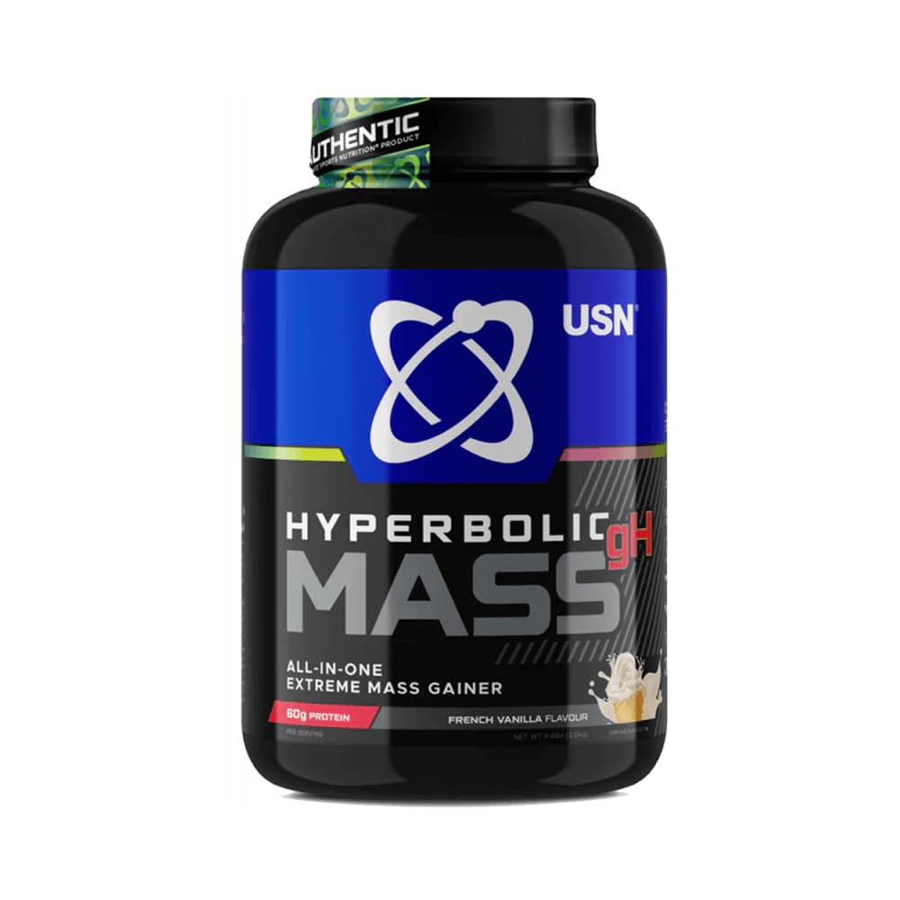 USN Hyperbolic All in One Mass (2000g) Vanilla - Weight Gainer - with Creatine