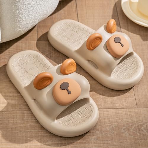Cute Animal Slippers for Women Summer Feeling Soft Platform Non-Slip Sandals Antislip Indoor Outdoor Slippers Kawaii Gifts for Women Men2