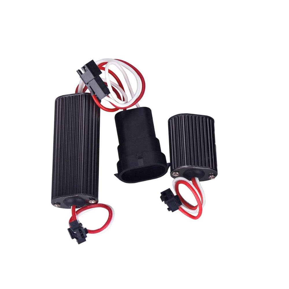 Ricoy Compatible con BMW E82 E90 E92 E70 E71 E82 E89 1 3 5 Serie X5 X 6 Z4 Bombillas LED de 40W H8 de 4 lados, anillo de halo ojos de ángel, sin errores