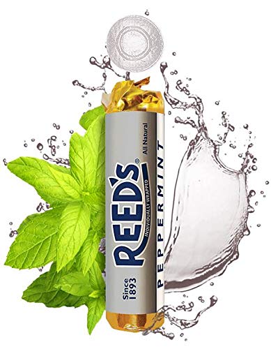 Reed’s Peppermint Candy Rolls | Traditional Peppermint Hard Candy | Reed’s Candy Peppermint Minty Fresh And Surprisingly Sweet Brought To You By Iconic Candy | 24 Count #TOP2