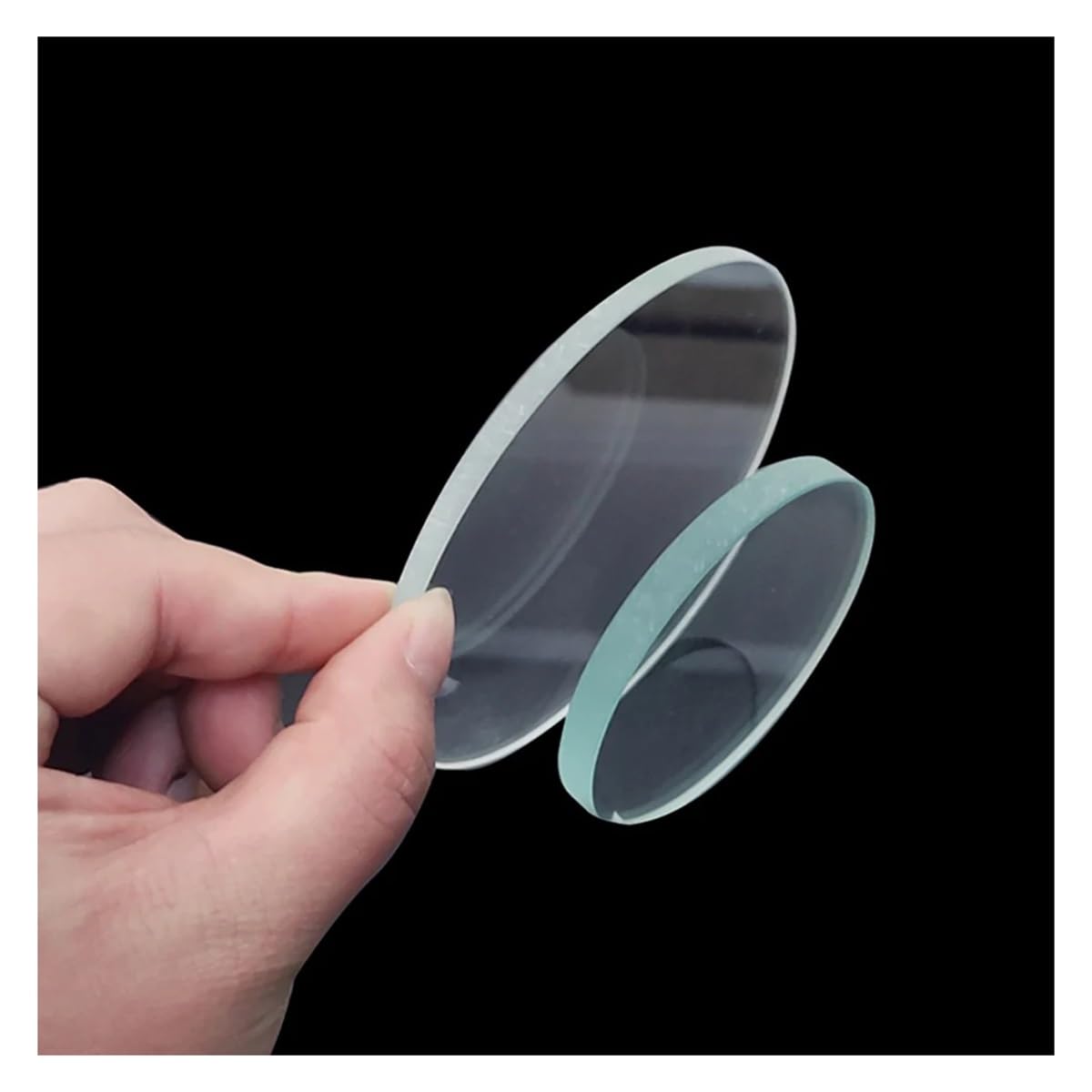 Accesorios para telescopios: 2 lentes de stalinite de 60mm templado y 5mm de espesor 6
