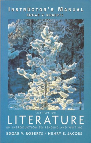 Literature: An Introduction to Reading and Writ... 0130184020 Book Cover