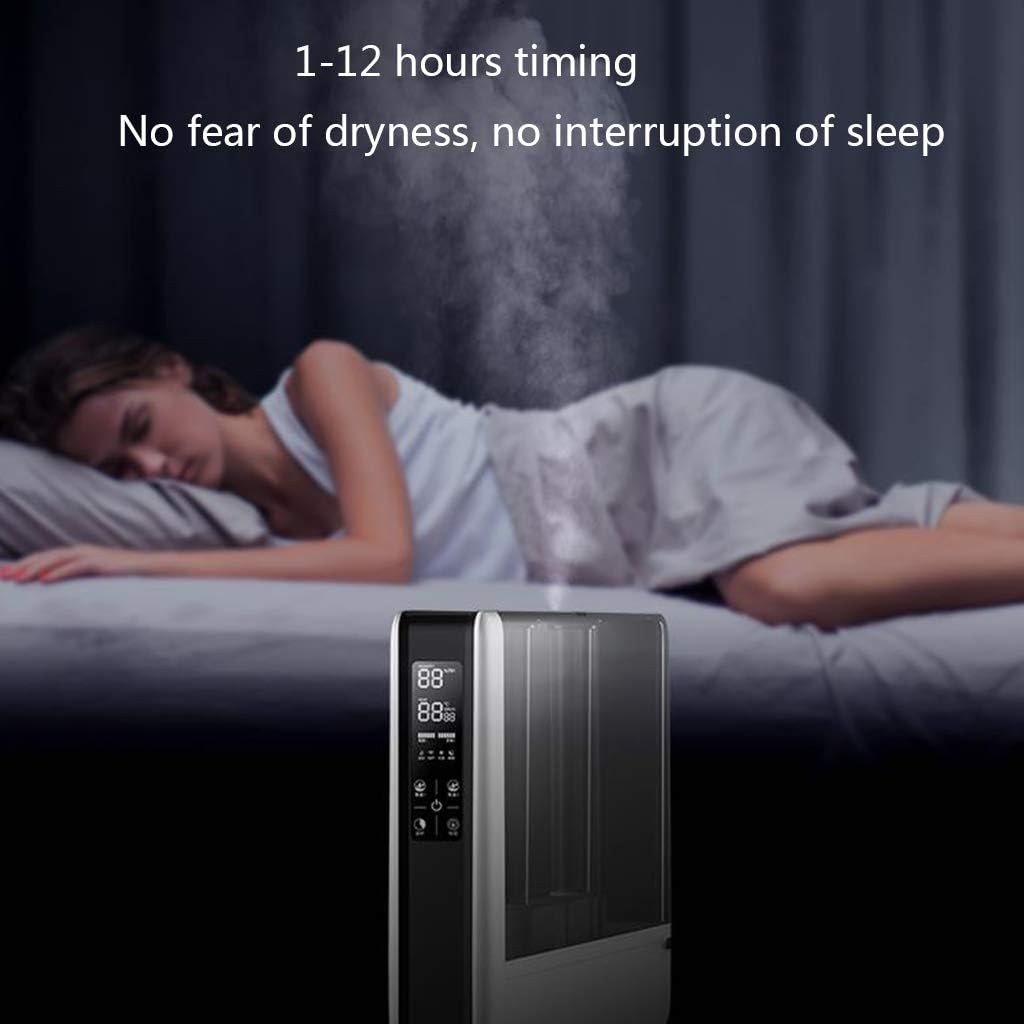 Humidifiers 16L Large Capacity Double Nozzle Industrial Consumer and Commercial Large Supermarket Vegetable Fresh-Keeping Workshop APP Remote Control Large Fog Volume Sprayer White